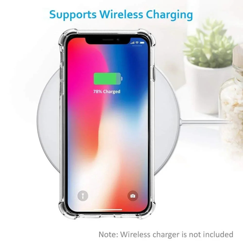 NEW iPhone Xs 1Os X 10 Case Clear Cover Slim Soft
